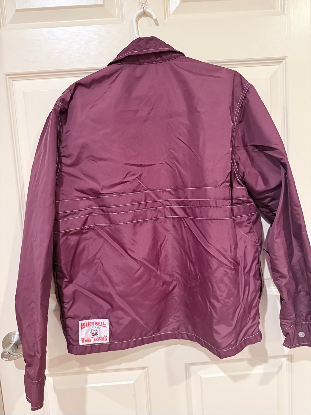 Birdwell Maroon Windbreaker Jacket